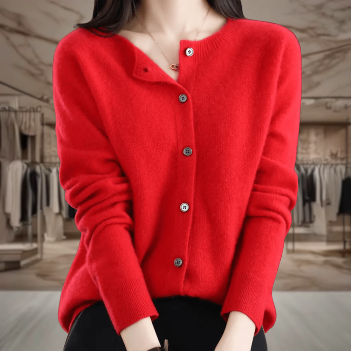 Women’s Wool Button Up Cardigan | Marisa